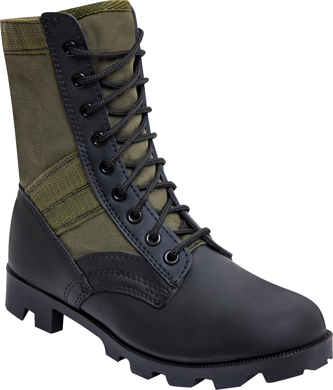 Olive Drab - Vietnam Style Jungle Boots Tactical Combat Military Hiking Outdoor Panama Sole