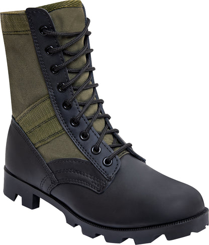 Olive Drab - Vietnam Style Jungle Boots Tactical Combat Military Hiking Outdoor Panama Sole