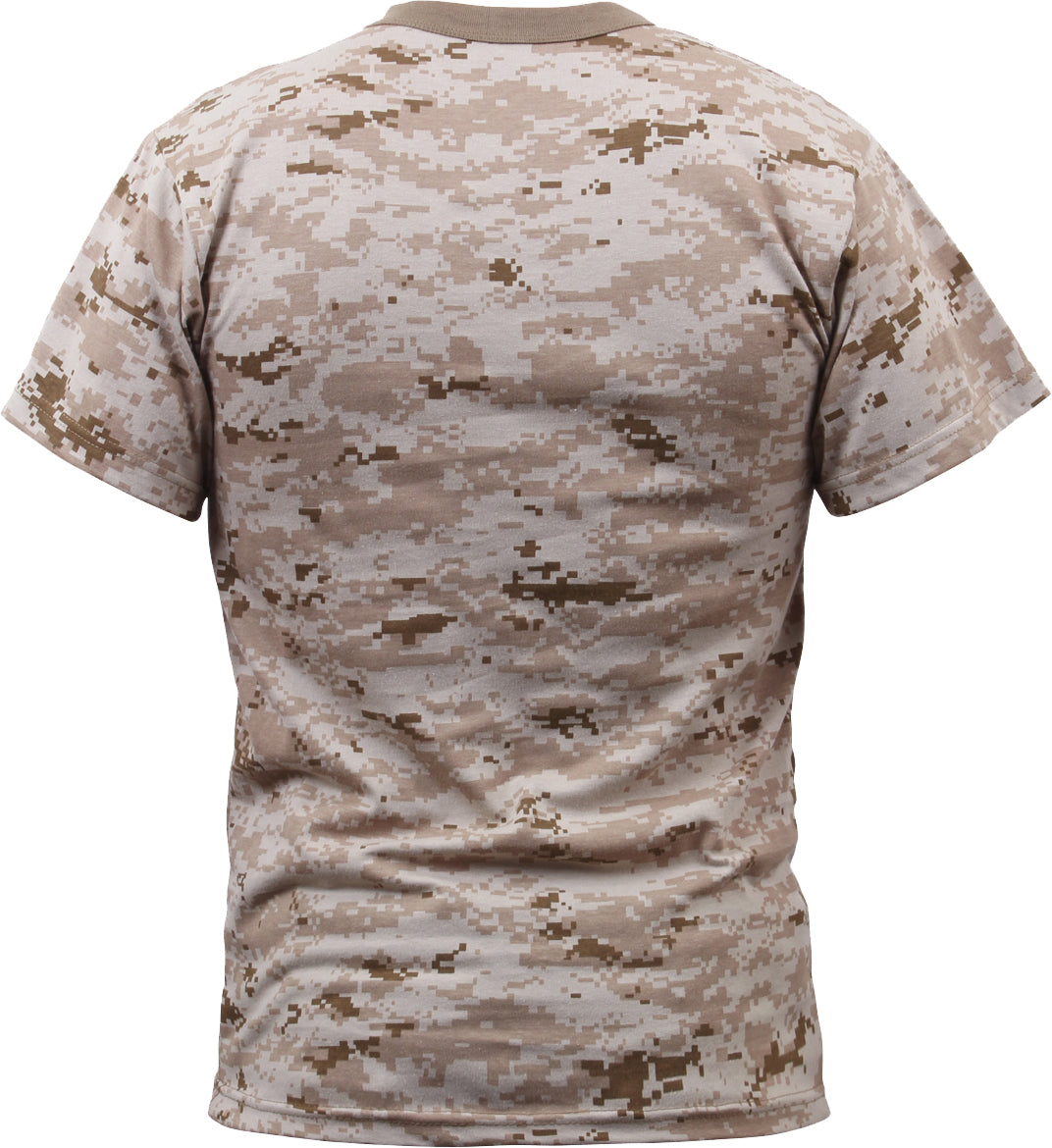 Desert Digital Camo - Tactical Short Sleeve T-Shirt, Poly/Cotton