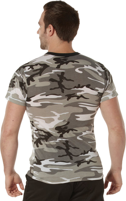 City Camo - Tactical Moisture Wicking Short Sleeve Pocket T-Shirt, Polyester