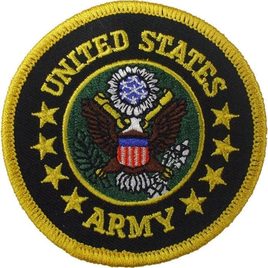 United States Army US Eagle Embroidered Logo Round 3" Patch