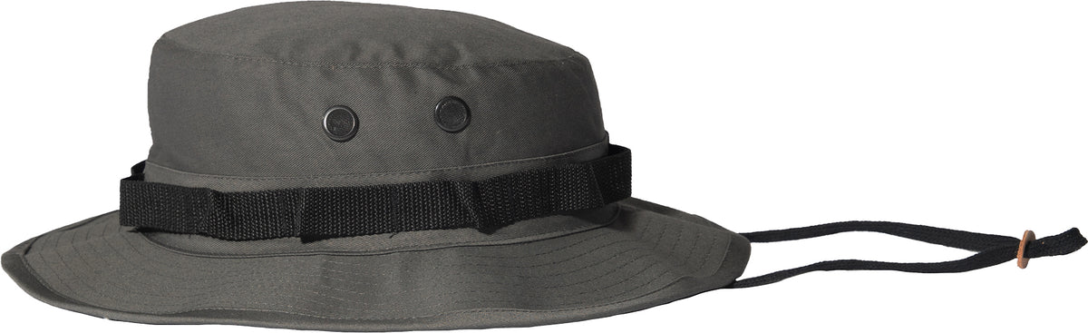 Charcoal Grey - Tactical Military Boonie Hat - Polyester Cotton