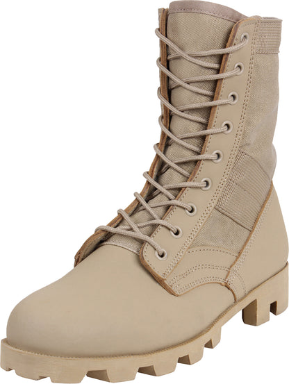 Desert Tan - Vietnam Style Jungle Boots Tactical Combat Military Hiking Outdoor Panama Sole
