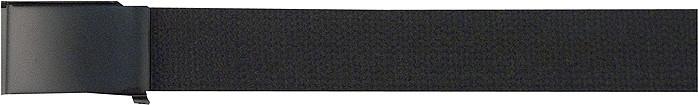 Black - Military Web Belt with Black Flip Buckle 54 in.