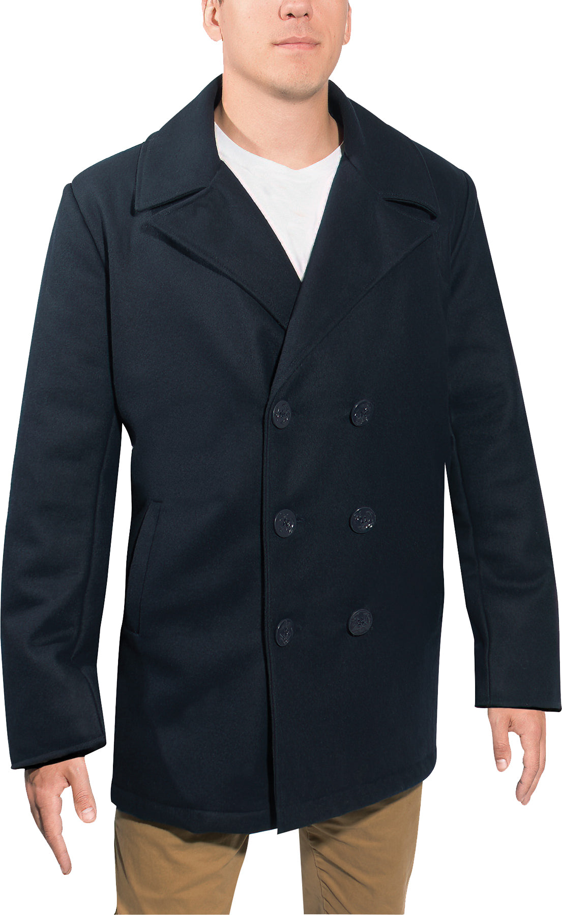 Navy Blue - Deluxe Pea Coat