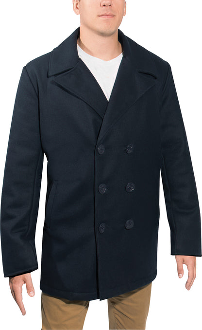 Navy Blue - Deluxe Pea Coat