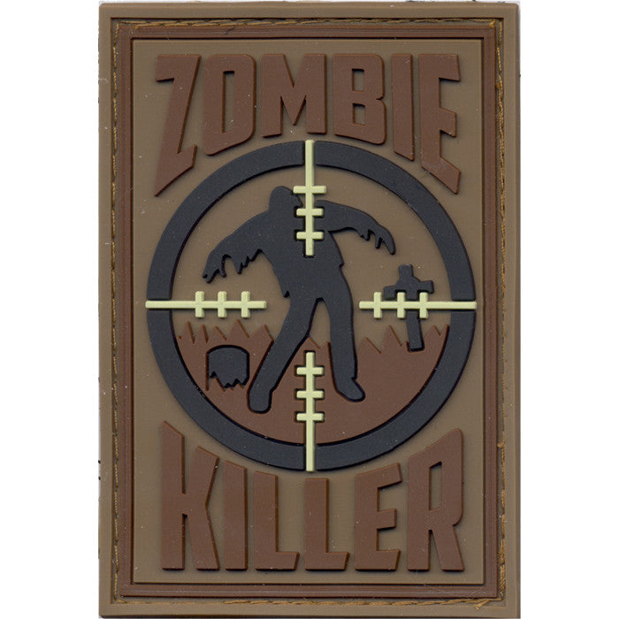 Zombie Killer PVC Patch with Hook Back