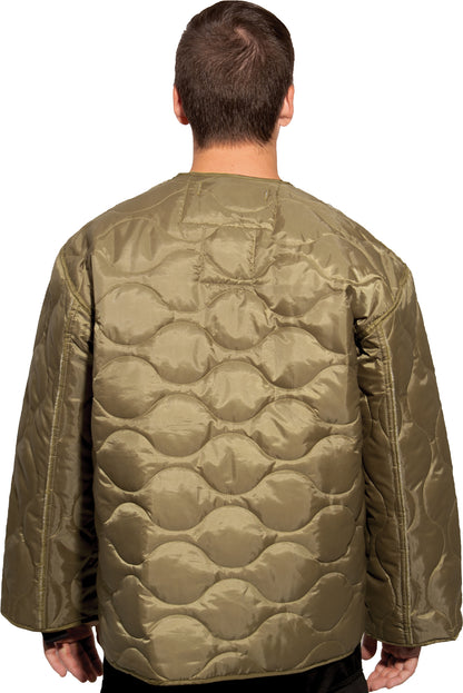 Coyote Brown - M-65 Field Jacket Liner, Insulated Base Layer for M1965 Coat