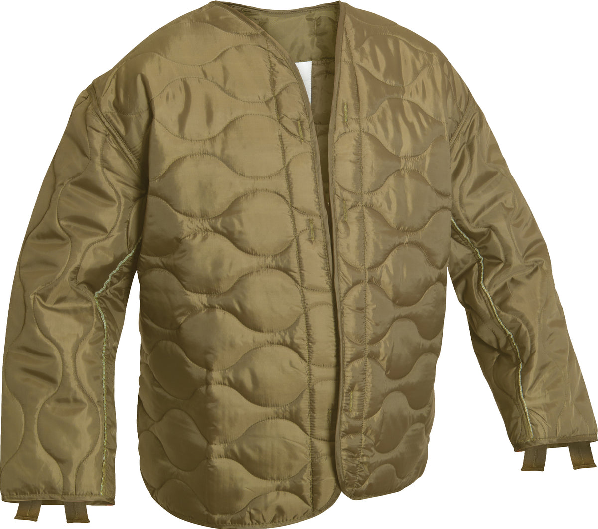 Coyote Brown - M-65 Field Jacket Liner, Insulated Base Layer for M1965 Coat
