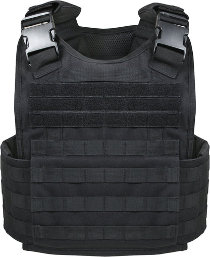 Tactical Plate Carrier Vest Assault Military Combat MOLLE Modular Adjustable