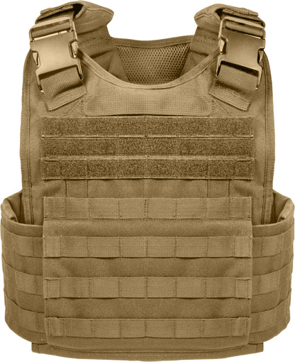 Tactical Plate Carrier Vest Assault Military Combat MOLLE Modular Adjustable