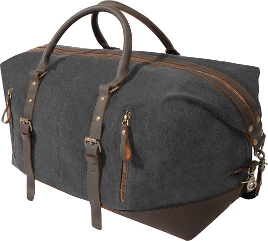 Charcoal Grey - Extended Weekender Bag