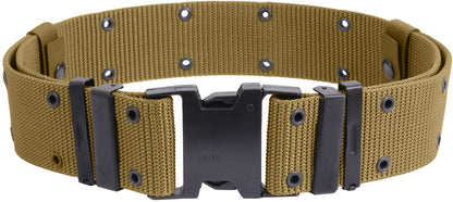 Coyote Brown - Marine Corps Style Quick Release Pistol Belt - Adjustable 2.25 Wide Tactical Belt