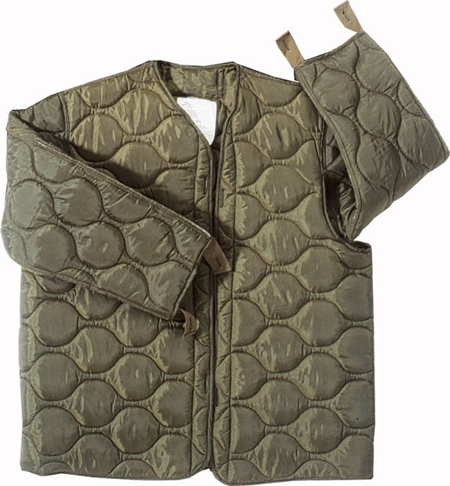 Olive Drab - M-65 Field Jacket Liner, Insulated Base Layer for M1965 Coat