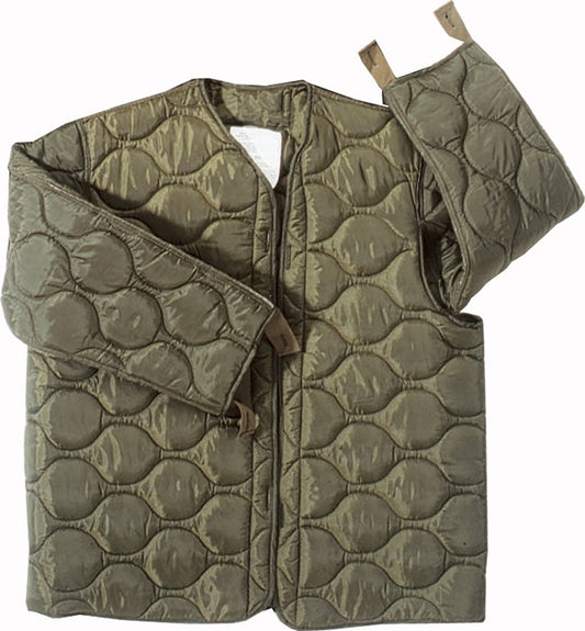 Olive Drab - M-65 Field Jacket Liner, Insulated Base Layer for M1965 Coat
