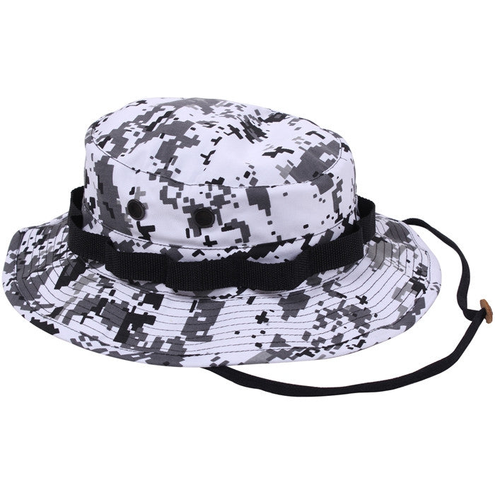City Digital Camouflage - Tactical Military Boonie Bucket Hat - Polyester Cotton
