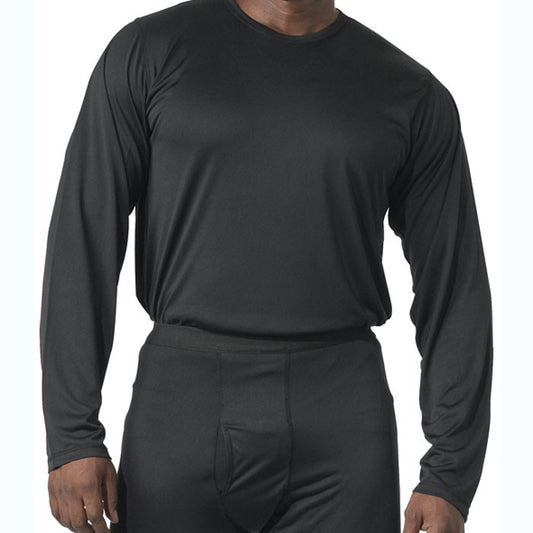 Black - ECWCS Generation III Level 1 Silk Weight Shirt Moisture-Wicking Tactical Base Layer Top