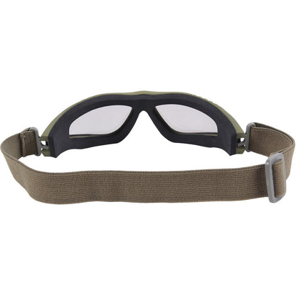 Olive Drab Tactical Goggles Anti Scratch Anti Fog Military Eye Protection UV400 Ballistic Style Goggles