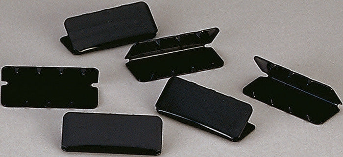 Black - Military Web Belt Tips 1.25 in. - 100 Pack Bag