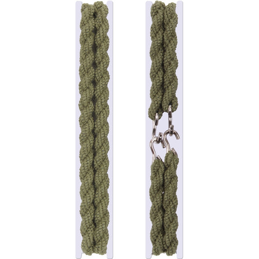 Olive Drab - Elastic Blousing Garter Pair