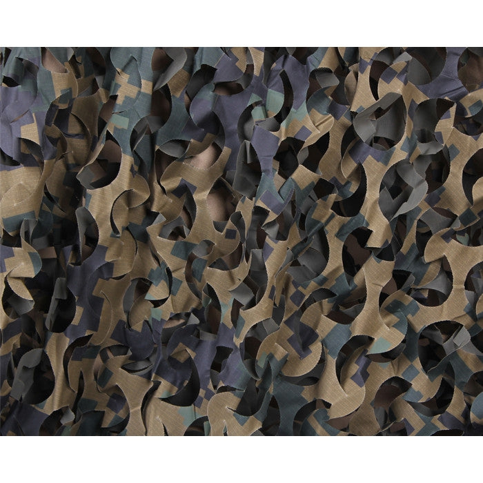 Digital Woodland Camouflage - Large Lightweight Netting