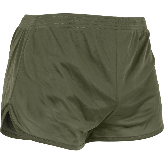 Olive Drab - Army Physical Training Nylon Ranger PT Shorts