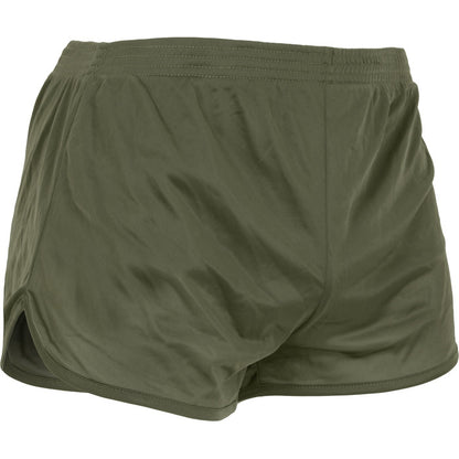 Olive Drab - Army Physical Training Nylon Ranger PT Shorts