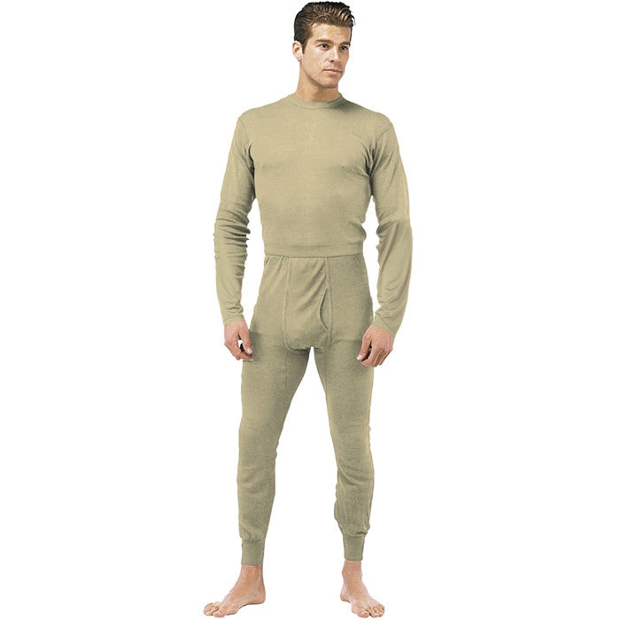 Sand - ECWCS Generation III Level 1 Silk Weight Shirt Moisture-Wicking Tactical Base Layer Top