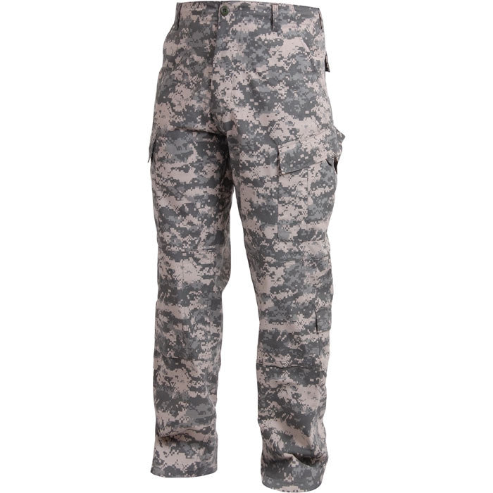 ACU Digital Camouflage - Military ACU Uniform Pants - Polyester Cotton Ripstop