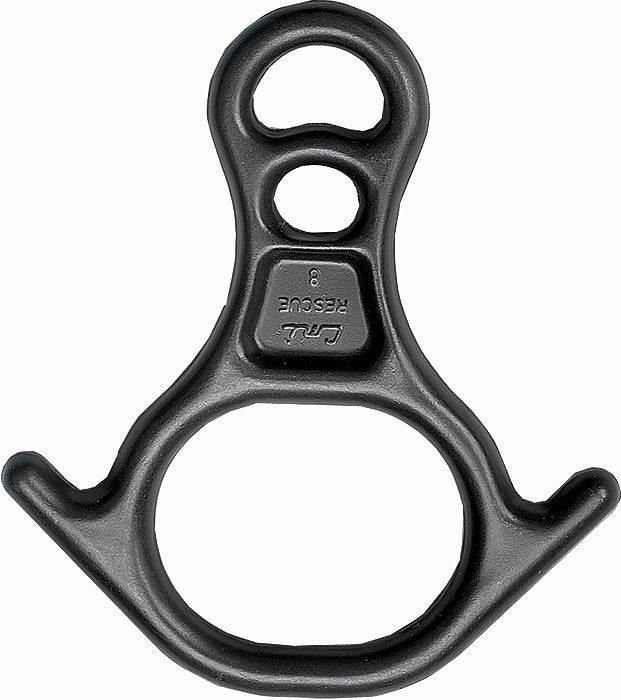 Black - Aluminum Rescue Figure 8 Ring
