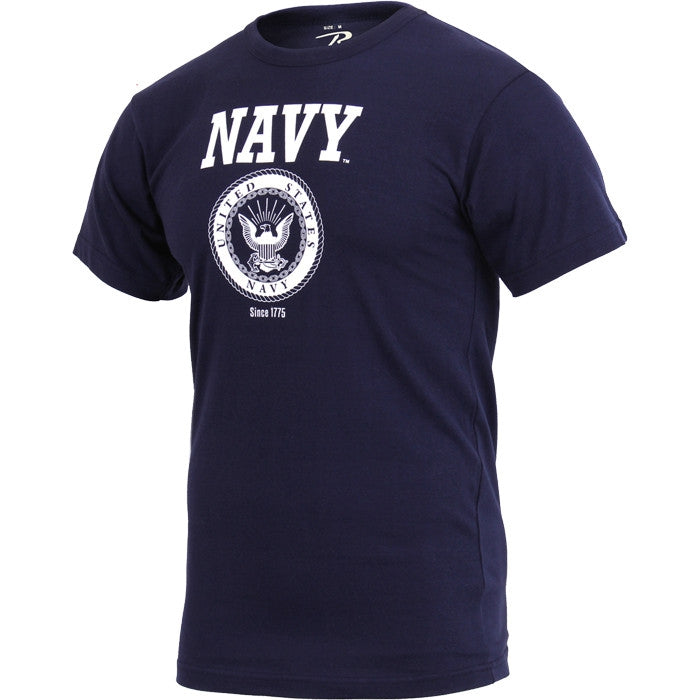 Navy Blue - Official US Navy Emblem "Since 1775" T Shirt