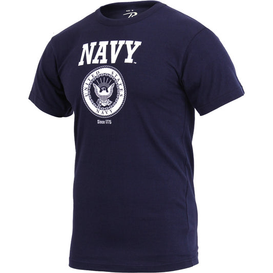 Navy Blue - Official US Navy Emblem "Since 1775" T Shirt