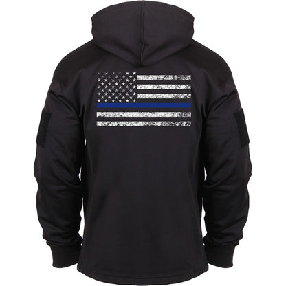 Black - Thin Blue Line Concealed Carry Hoodie Sweatshirt