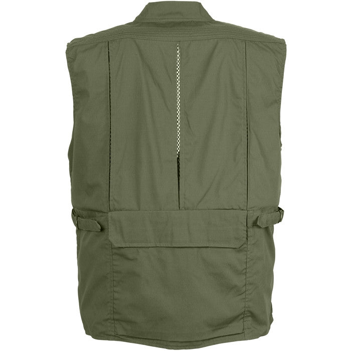 Olive Drab - Concealed Safari Outback Carry Vest