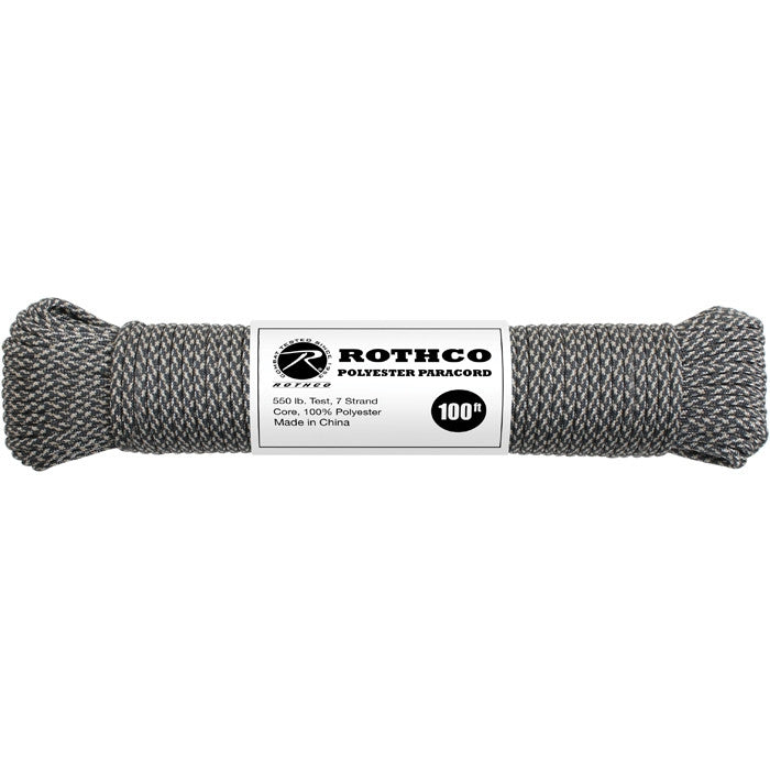 ACU Digital Camouflage - Polyester 550 LB Tested 100 Feet Paracord Rope