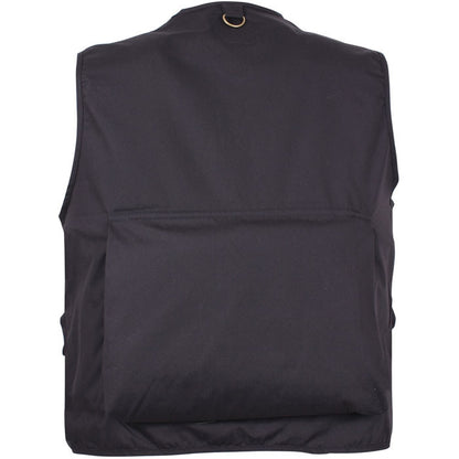 Black - Fishing and Travel Vest 17 Pockets