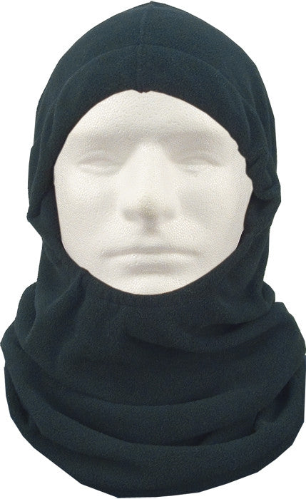 Black - Polar Fleece Adjustable Balaclava