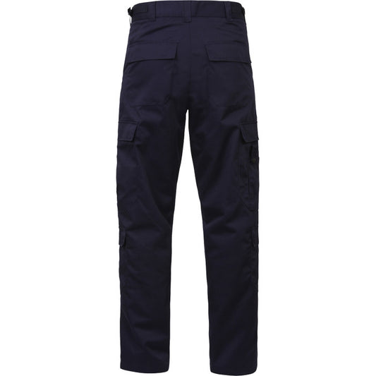 Midnight Blue - 9 Pocket EMT Pants - Polyester Cotton Twill - Cargo Work Trousers - Mens