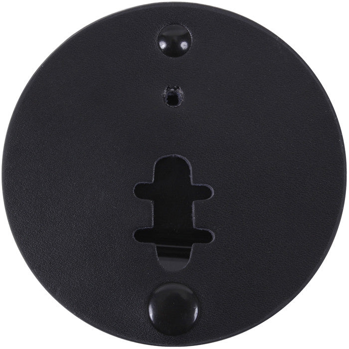Black - Leather Clip On Badge Holder