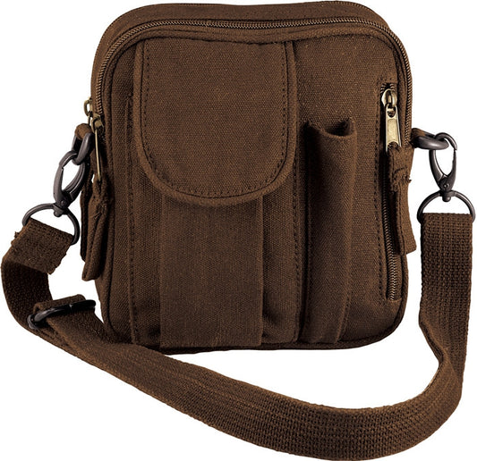 Brown - Military Excursion Organizer Shoulder Bag
