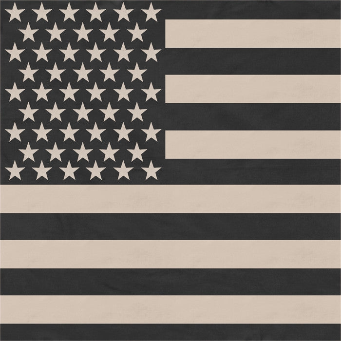 Subdued - US American Flag Bandana 22 in. x 22 in.