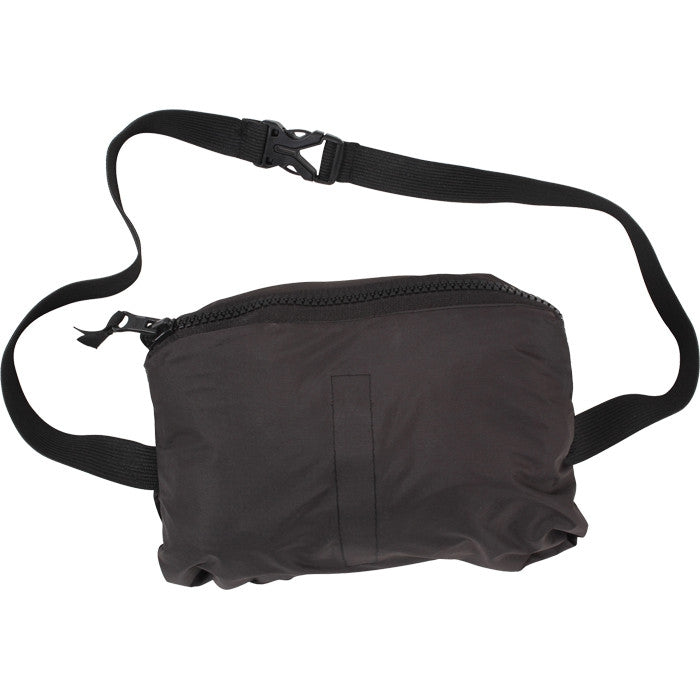 Black - Military Waterproof Stow 'N Go Rain Jacket