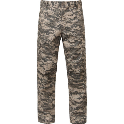 ACU Digital Camouflage - Tactical BDU Pants Cargo Fatigues - Poly/Cotton Twill - Zipper Fly
