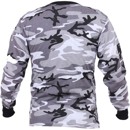 City Camo - Tactical Long Sleeve T-Shirt, Poly/Cotton