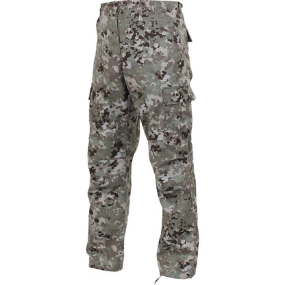 Total Terrain Camouflage - Tactical BDU Pants Cargo Fatigues - Poly/Cotton Twill - Button Fly