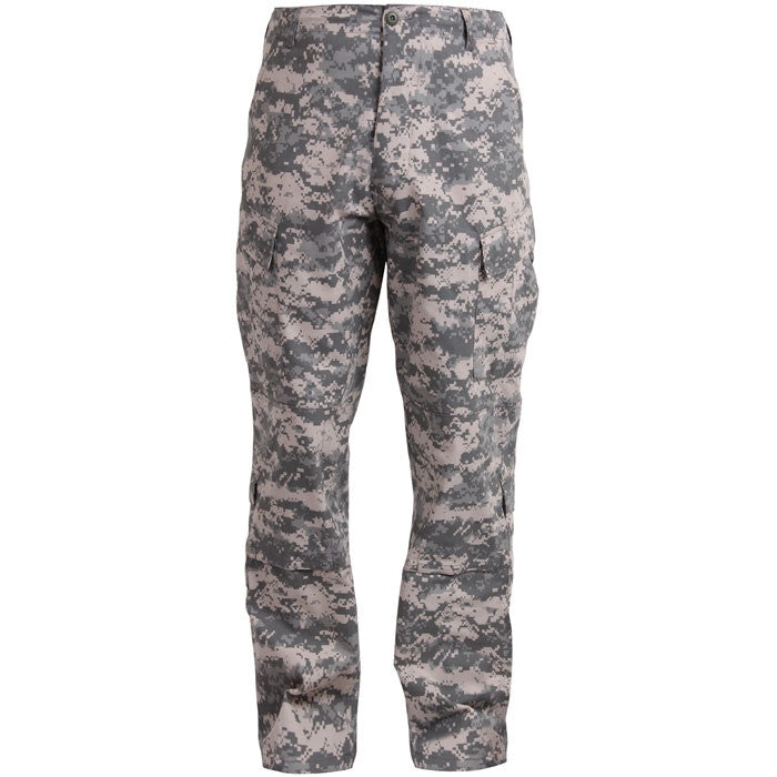 ACU Digital Camouflage - Military ACU Uniform Pants - Polyester Cotton Ripstop