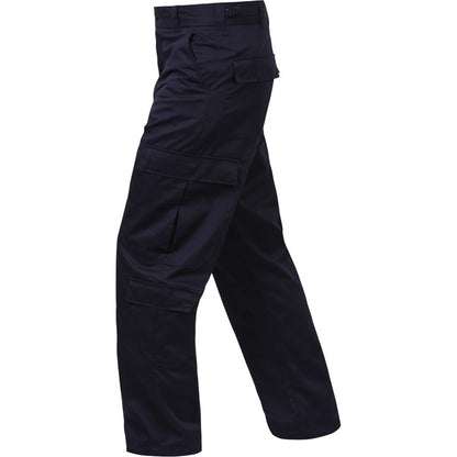 Midnight Blue - 9 Pocket EMT Pants - Polyester Cotton Twill - Cargo Work Trousers - Mens