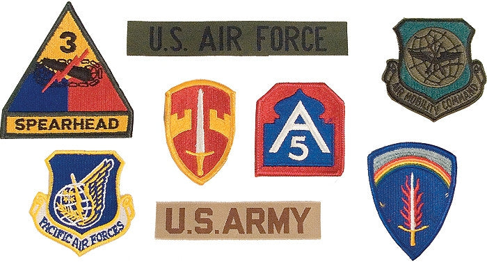Assorted Official US Military Army Air Force Patches 100 Pack