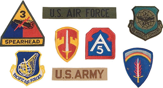 Assorted Official US Military Army Air Force Patches 100 Pack